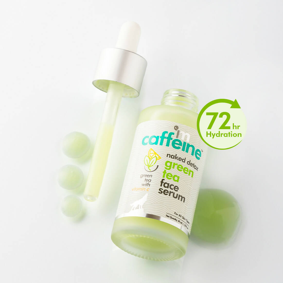 mCaffeine Vitamin C & Green Tea Face Serum with Hyaluronic Acid - Distacart