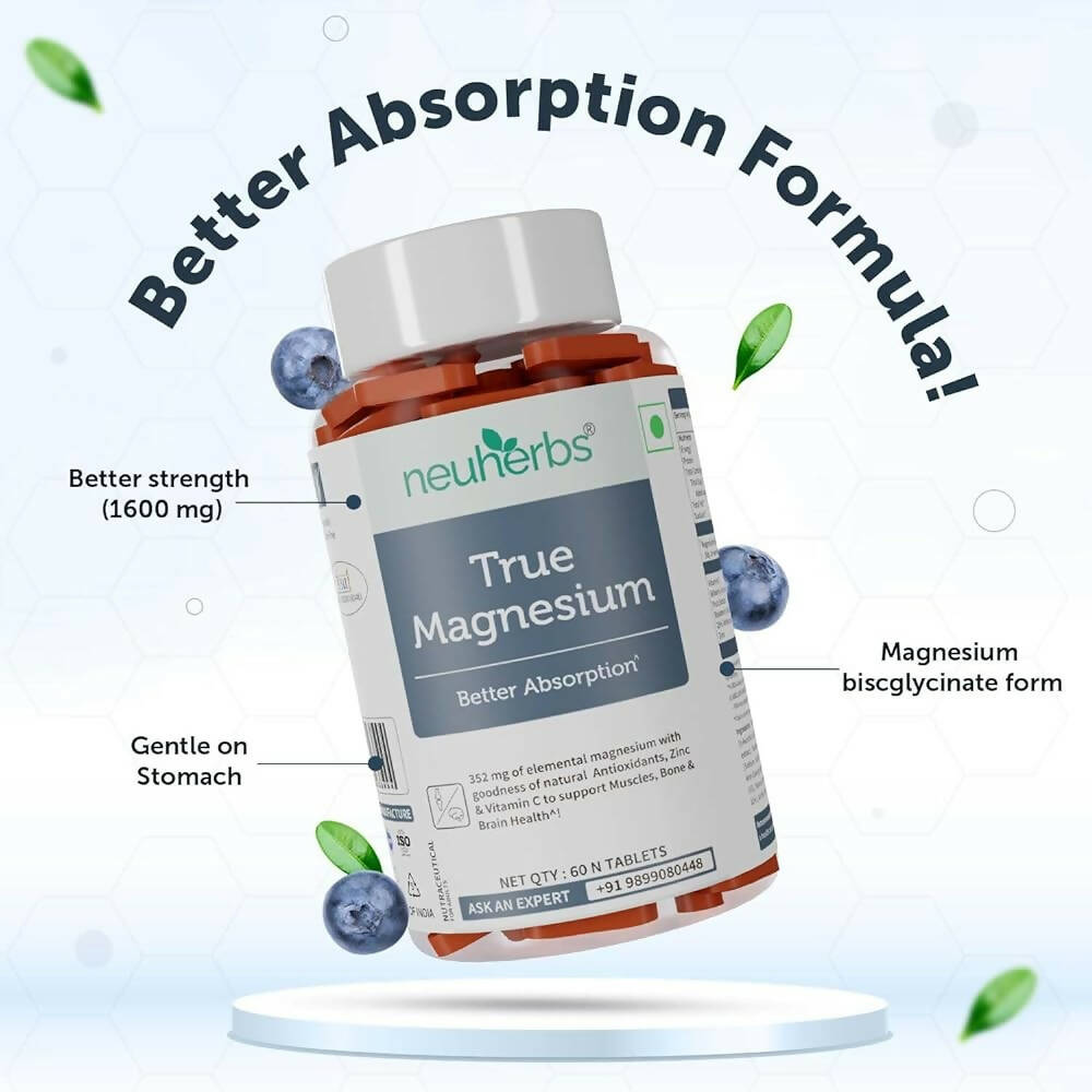 Neuherbs True Magnesium Tablets - Distacart