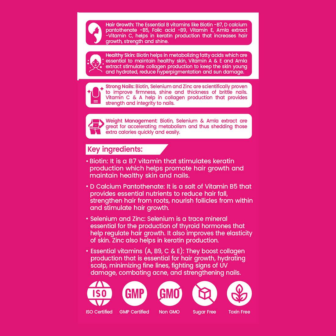 Dr. Morepen Biotin+ Advanced Tablets and Multivitamin Women Tablets Combo - Distacart