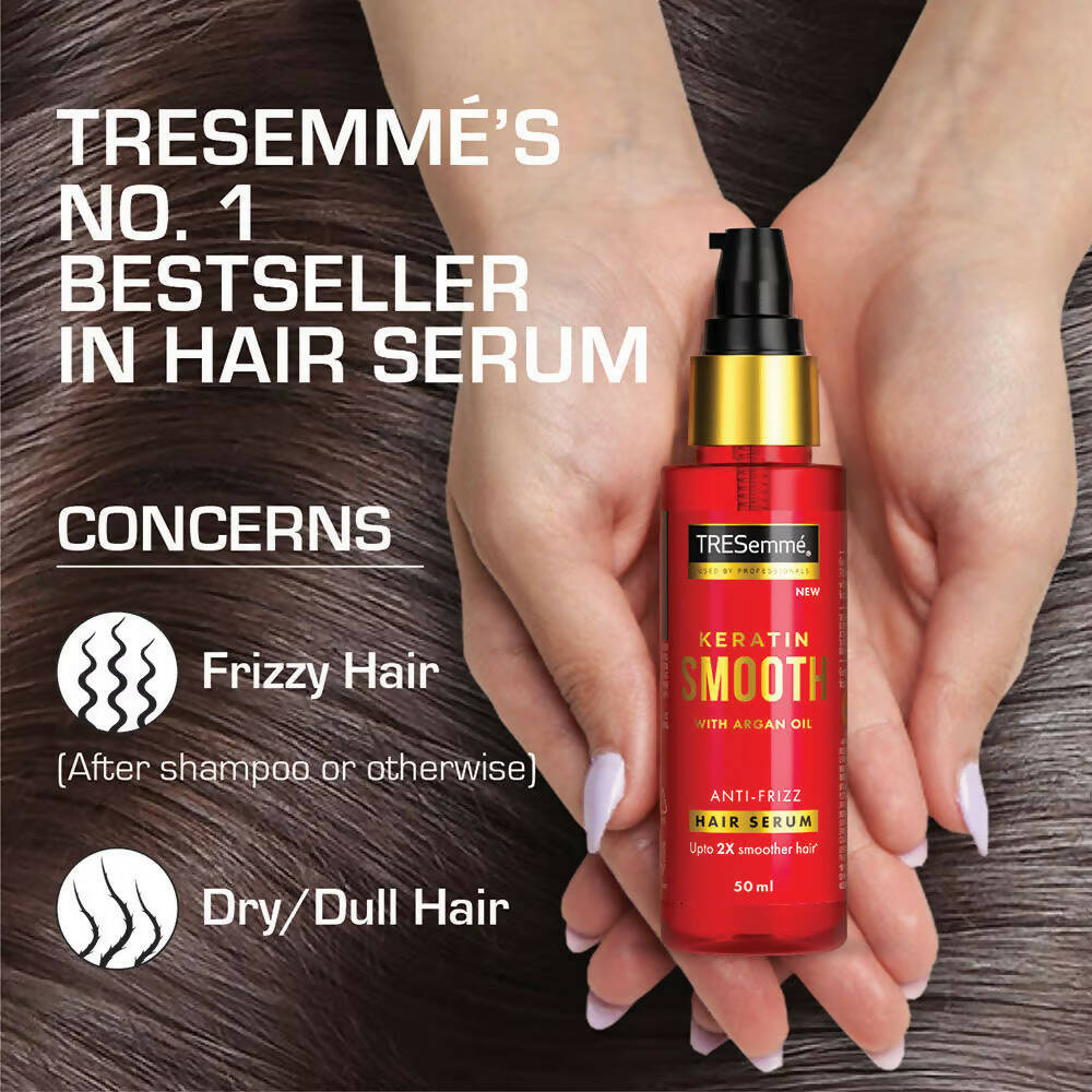 TRESemme Keratin Smooth Anti-Frizz Hair Serum With Argan Oil - Distacart