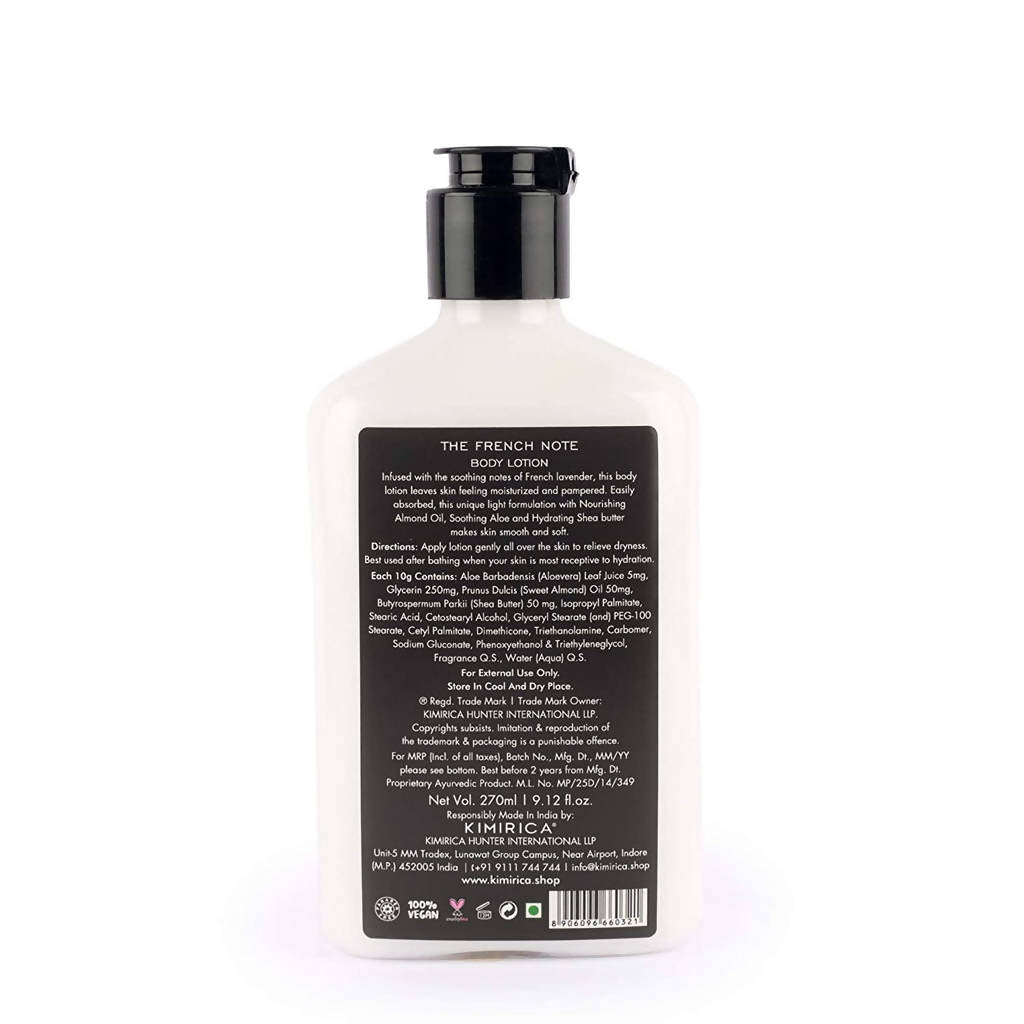 Kimirica The French Note Body Lotion - Distacart