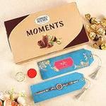 Thumbnail for Meenakari Work Rakhi & Ferrero Rochers Moments