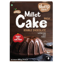 Thumbnail for Slurrp Farm Double Chocolate Millet Cake Mix