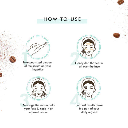 mCaffeine Raw Coffee Face Serum - Distacart