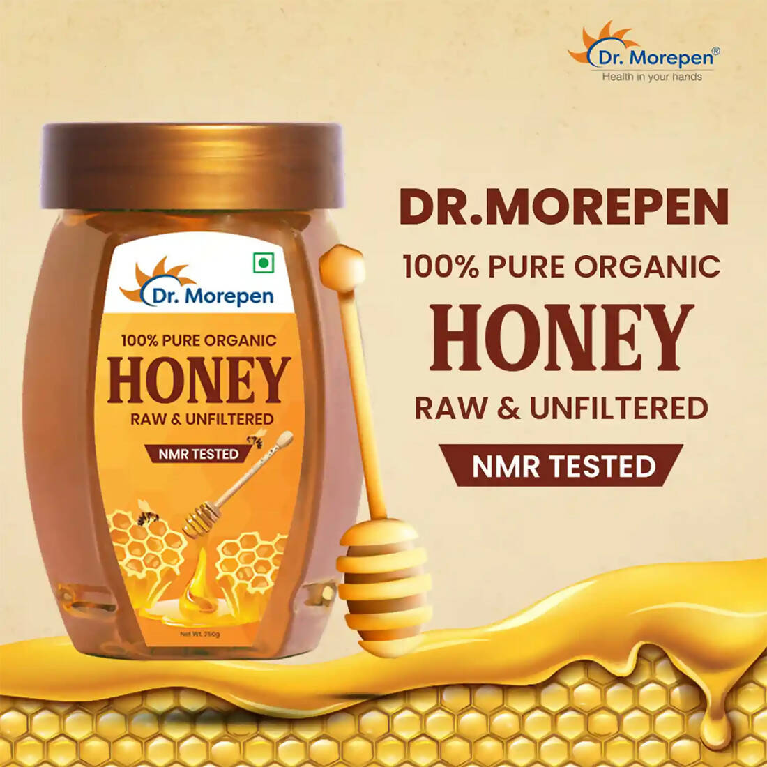 Dr. Morepen 100% Pure Organic Honey NMR Tested - Distacart