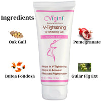 Thumbnail for Vigini Natural Actives Vaginal V-Tightening Whitening Vagina Tight Moisturizer Lubricant Cream Gel - Distacart