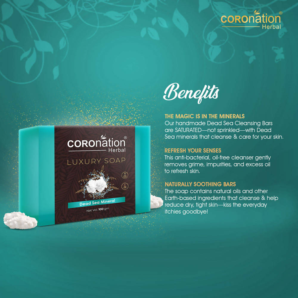 Coronation Herbal Dead Sea Mineral Luxury Soap - Distacart