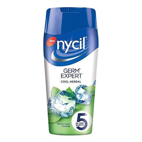 Nycil Germ Expert Cool Herbal Prickly Heat Talcum Powder