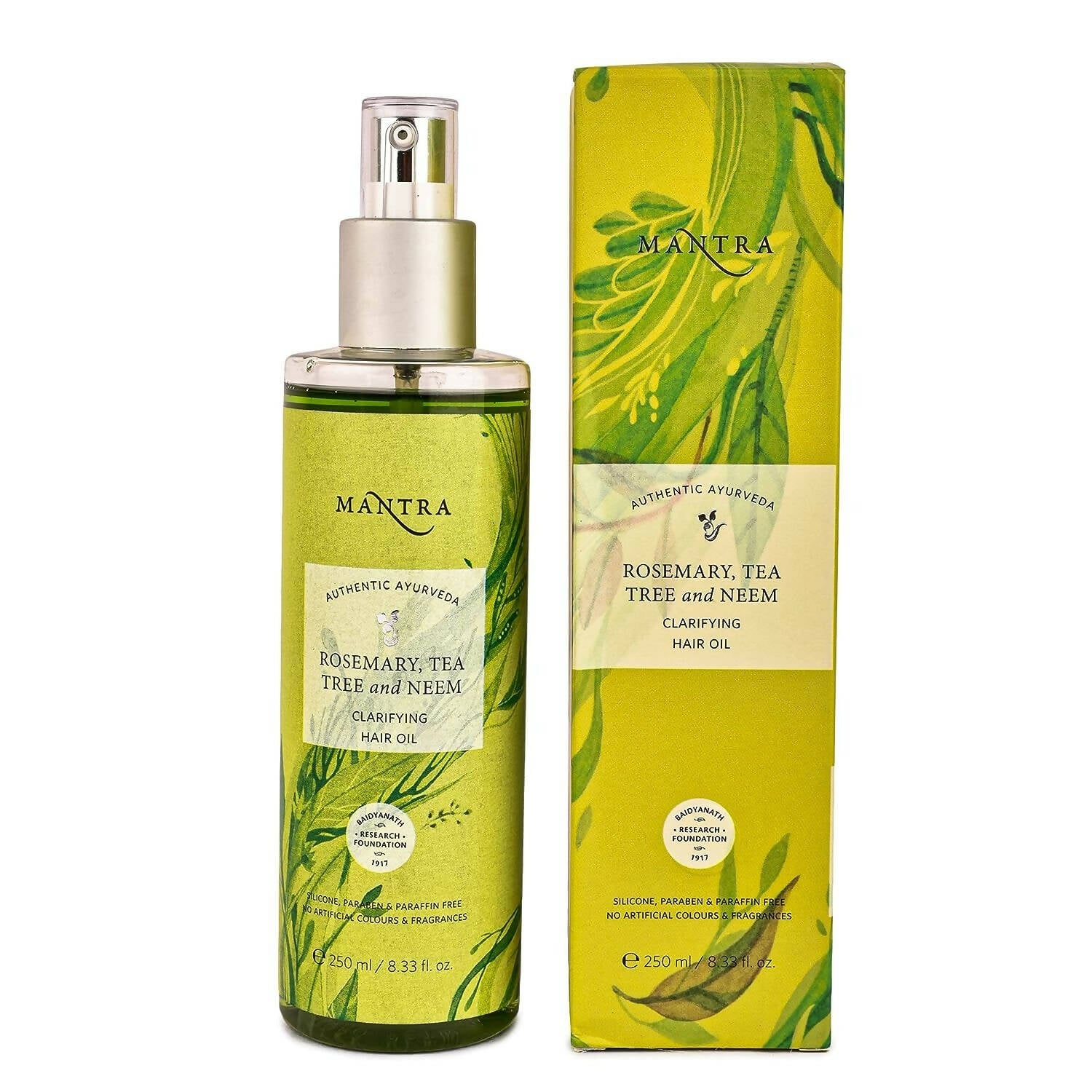 Mantra Herbal Rosemary, Tea Tree and Neem Clarifying Hair Oil - Distacart
