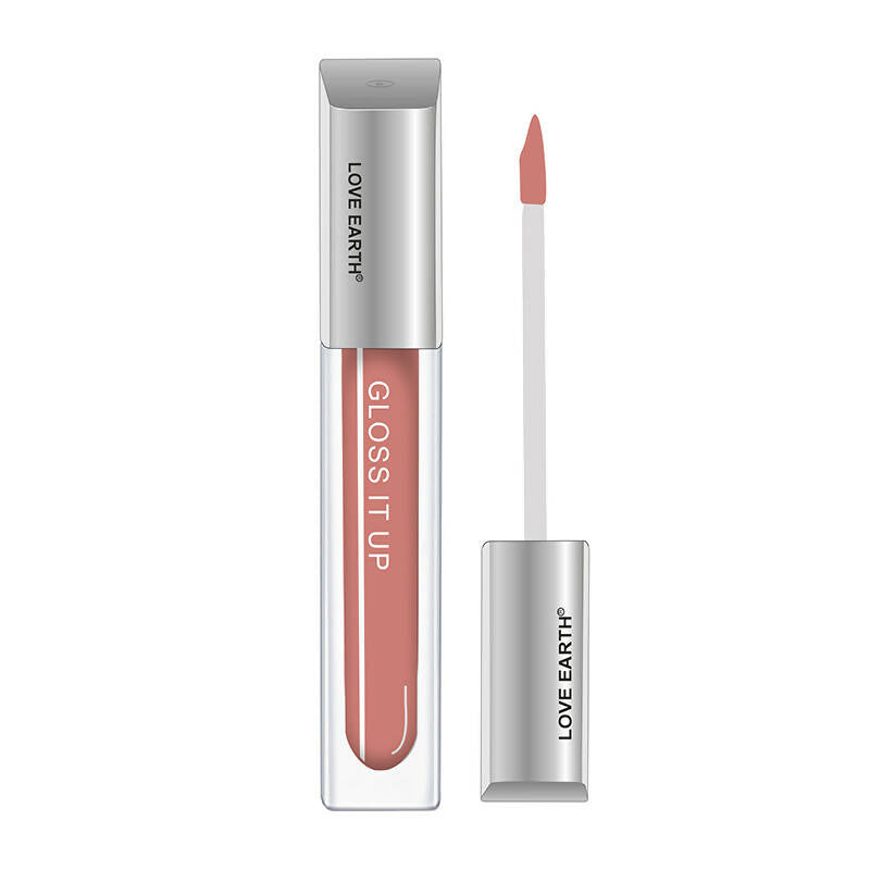 Love Earth Lip Gloss - Angel Kisses (Peach) - Distacart