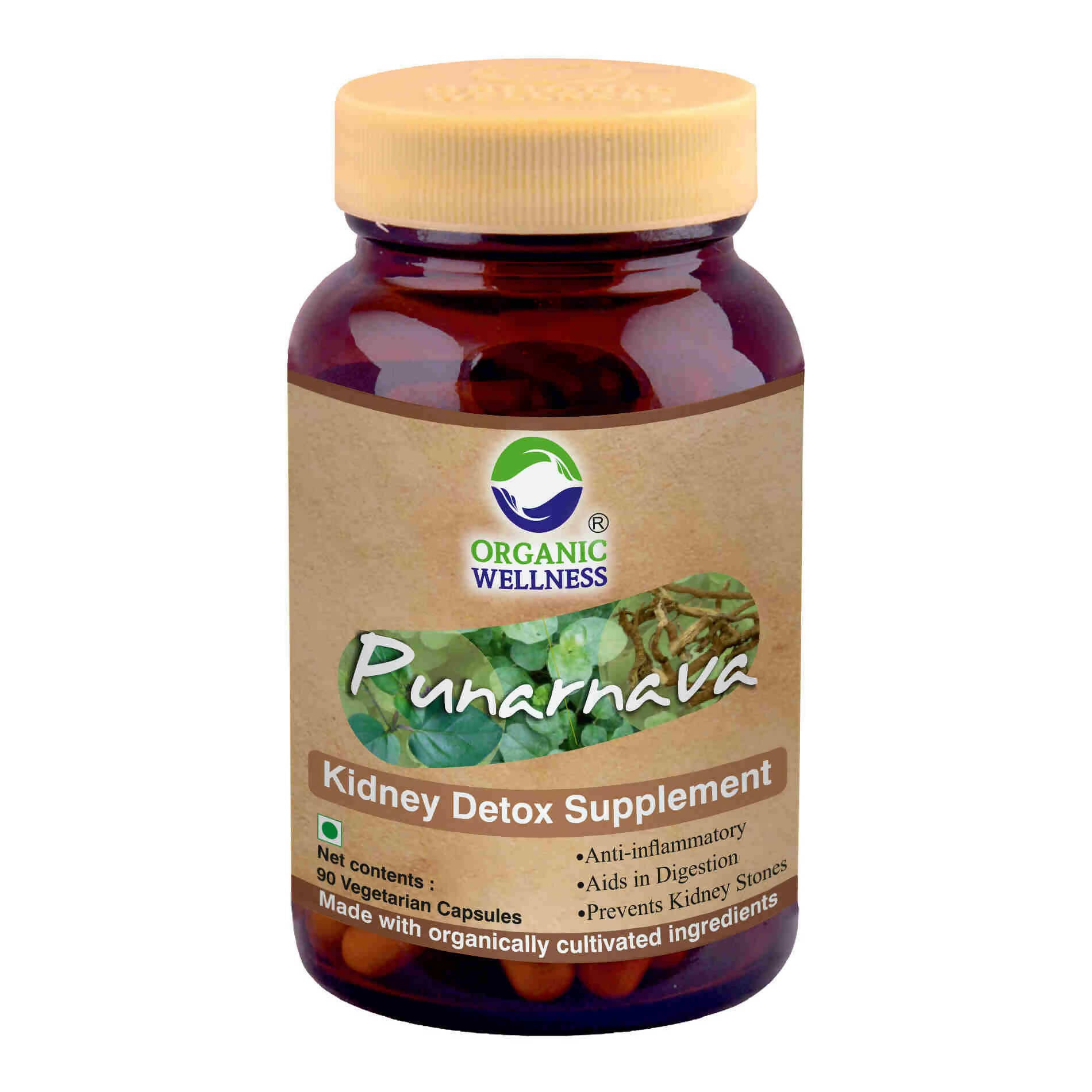 Organic Wellness Punarnava Capsules - Distacart