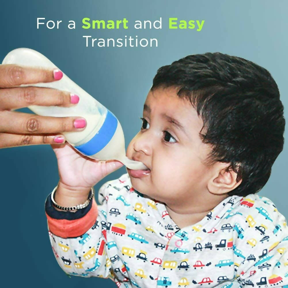 LuvLap Feeding Spoon with Squeezy food Grade Silicone Feeder bottle - Distacart