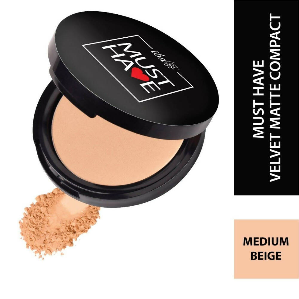 Iba Must Have Velvet Matte Compact - Medium Beige - Distacart