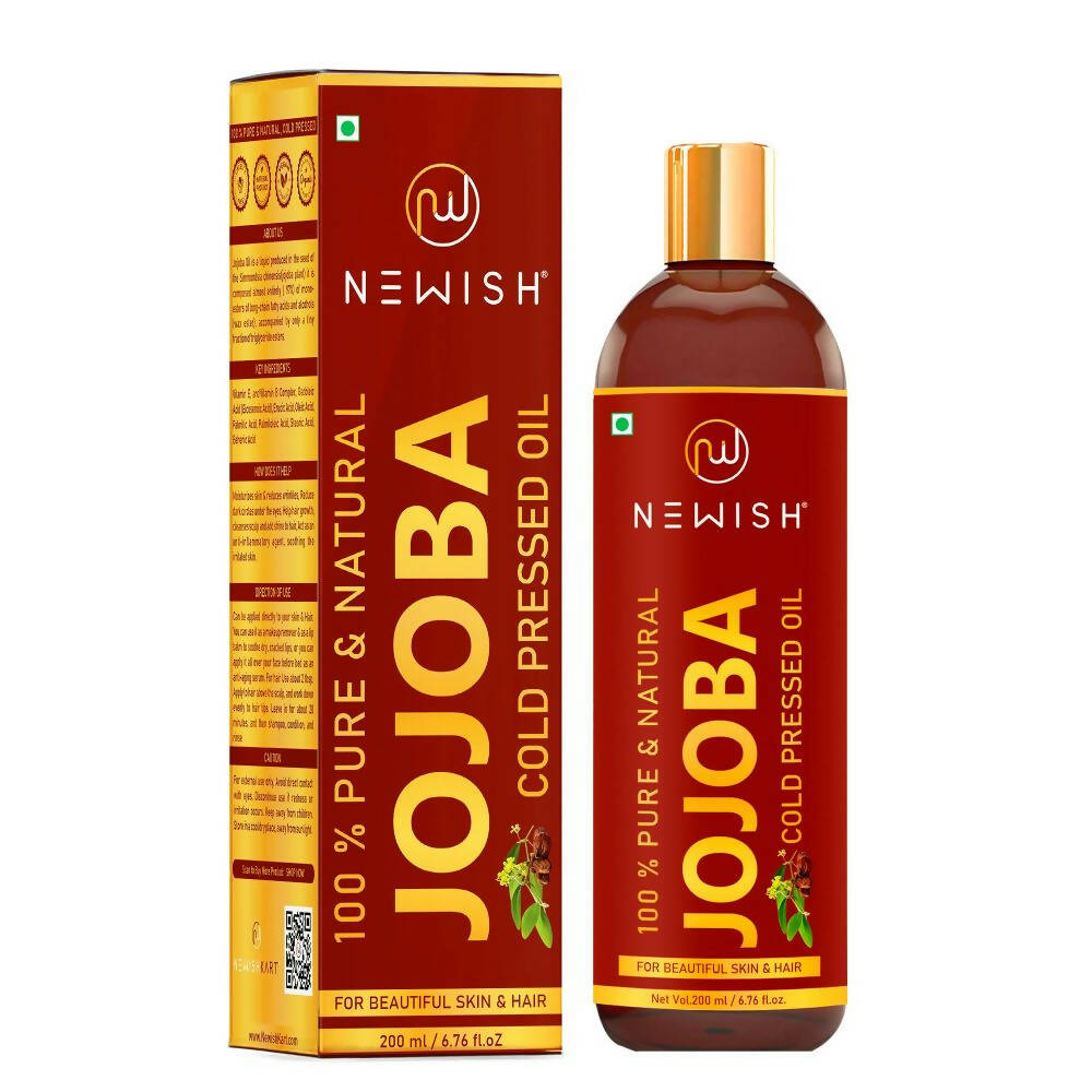 Newish Pure & Natural Jojoba Oil For Hair & Skin - Distacart
