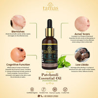 Thumbnail for Tamas Pure Ayurveda 100% Organic Patchouli Essential Oil- USDA Certified Organic - Distacart