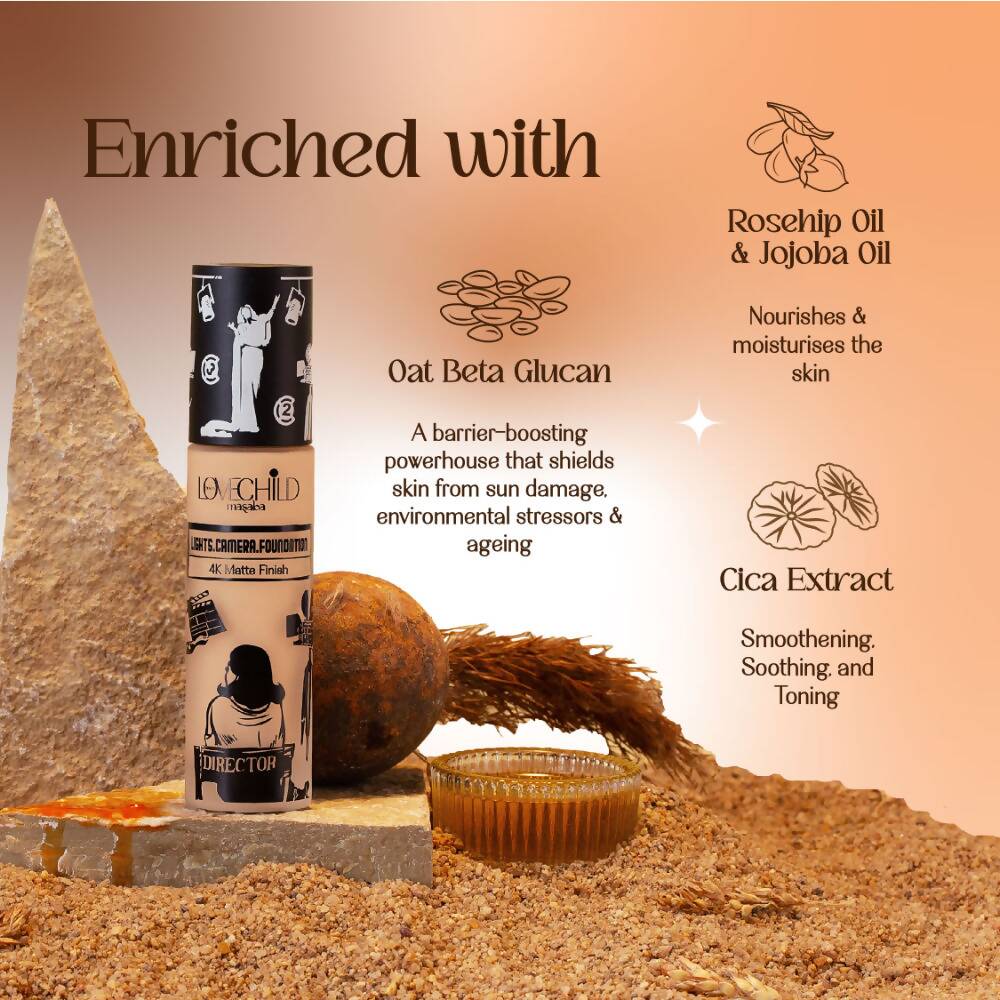 LoveChild By Masaba Gupta Lights. Camera. Foundation - Deep Mystery - Distacart
