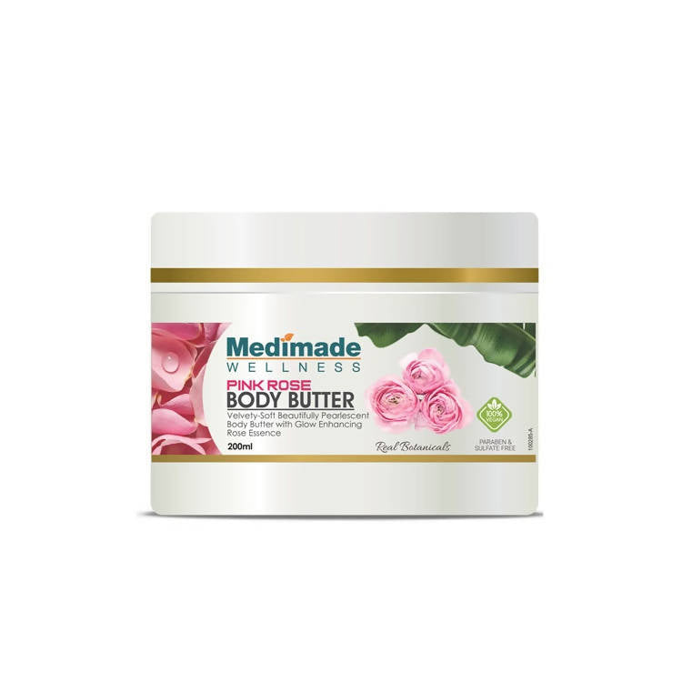 Medimade Wellness Pink Rose Body Butter - Distacart