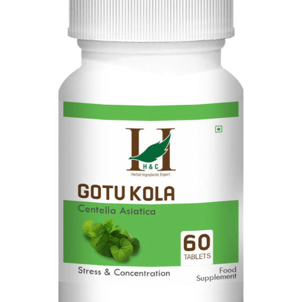H&C Herbal Gotu Kola Tablets - Distacart