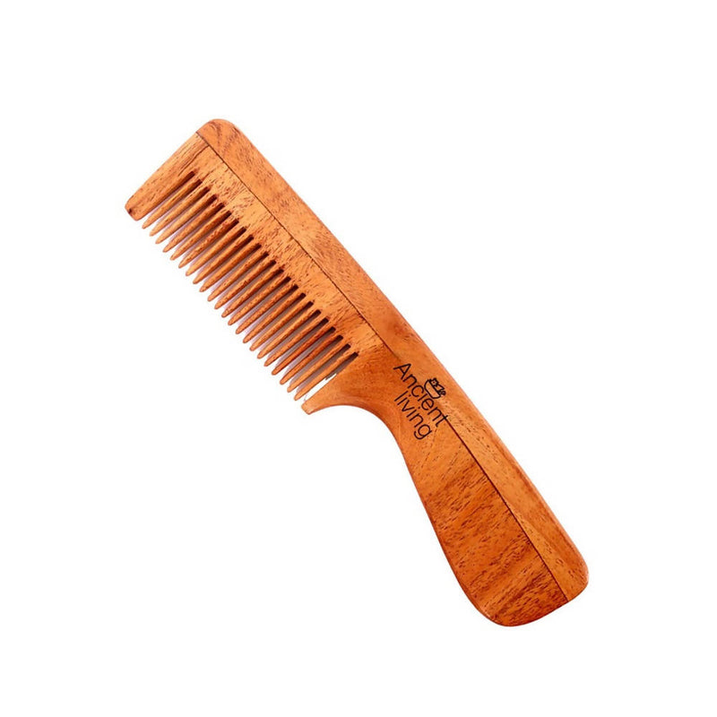 Ancient Living Neem Wood Comb With Handle - Distacart