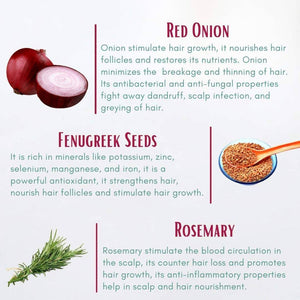 Aegte Premium Onion Hair Oil ingredients