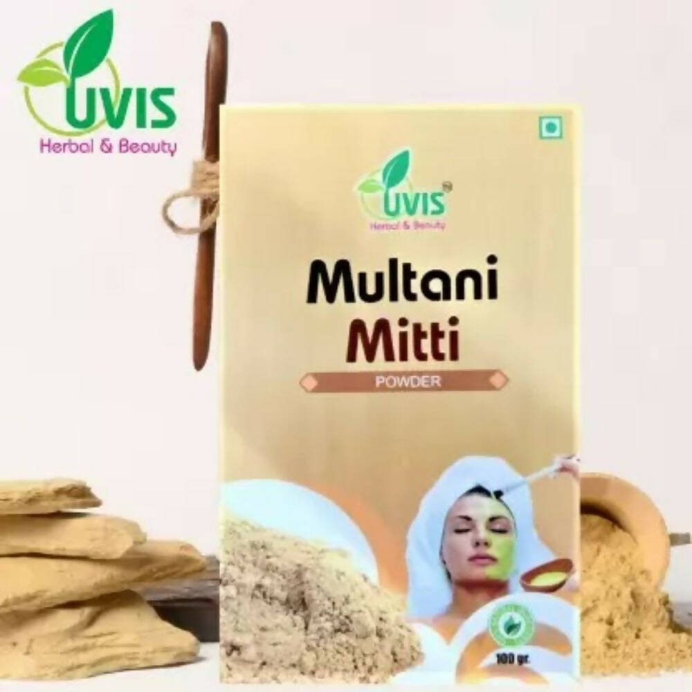 UVIS Herbal & Beauty Multani Mitti Powder - Distacart