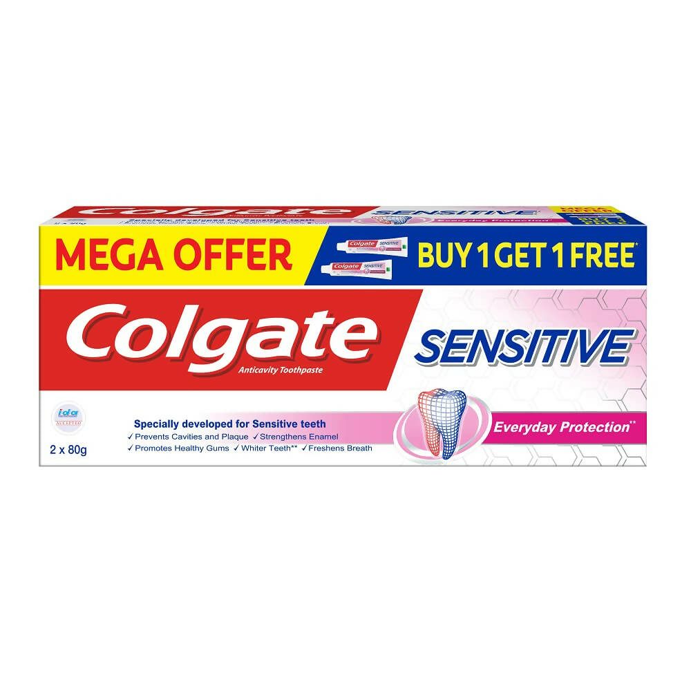 Colgate Sensitive Everyday Protection Toothpaste - Distacart
