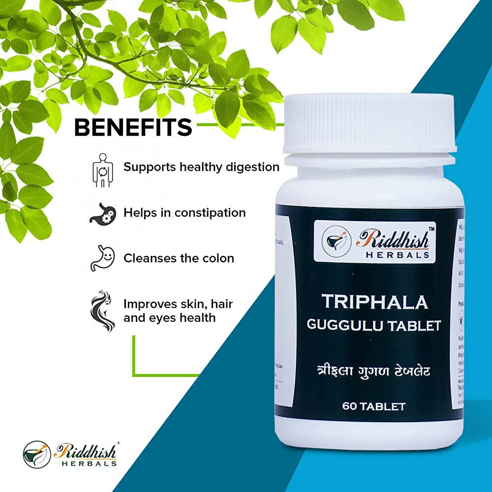 Riddhish Herbals Triphala Guggulu Tablet - Distacart
