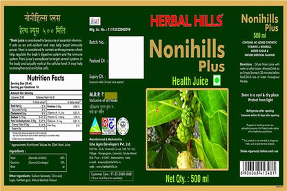 Herbal Hills Nonihills Plus Health Juice 500 ml
