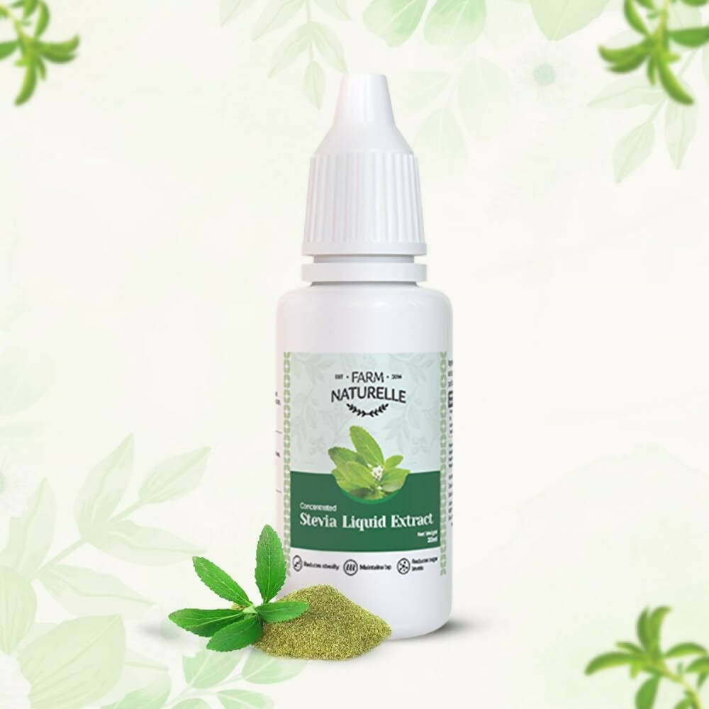 Farm Naturelle Concentrated Stevia Extract Liquid Drops - Distacart