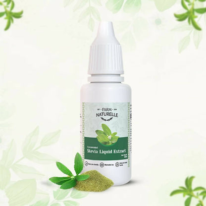 Farm Naturelle Concentrated Stevia Extract Liquid Drops - Distacart