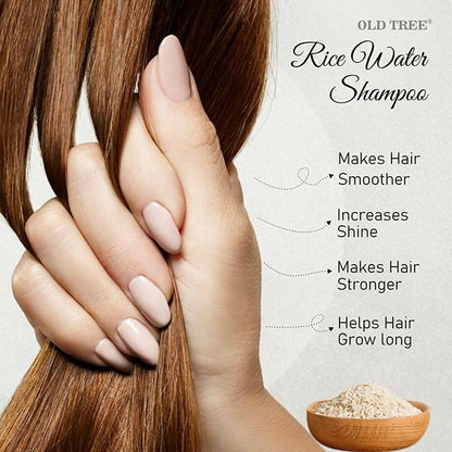 Old Tree Rice Water Shampoo for Damage Repair Hair - Distacart