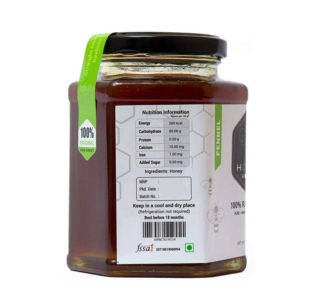 Honey Roots Fennel Raw Honey - Distacart