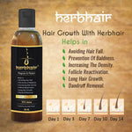 Thumbnail for HerbHair Pure Herbal Regrow and Retain Hair Oil - Distacart