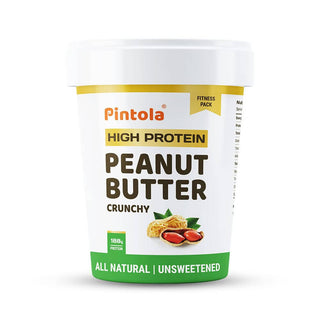 Pintola High Protein Natural Crunchy Peanut Butter - Distacart