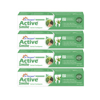 Thumbnail for Dr. Morepen Active Smile Herbal Toothpaste with Neem, Clove & Menthol - Distacart