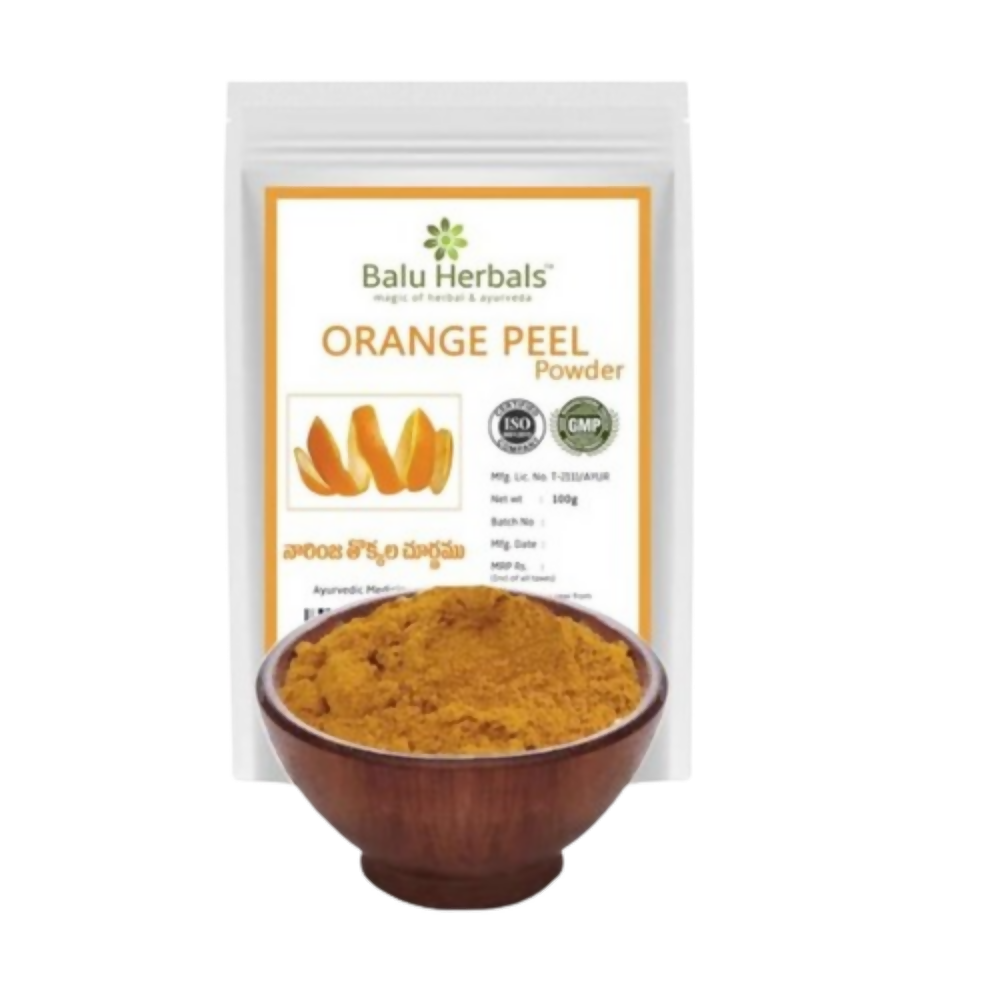 Balu Herbals Orange Peel (Narinja Thokkala) Powder - Distacart