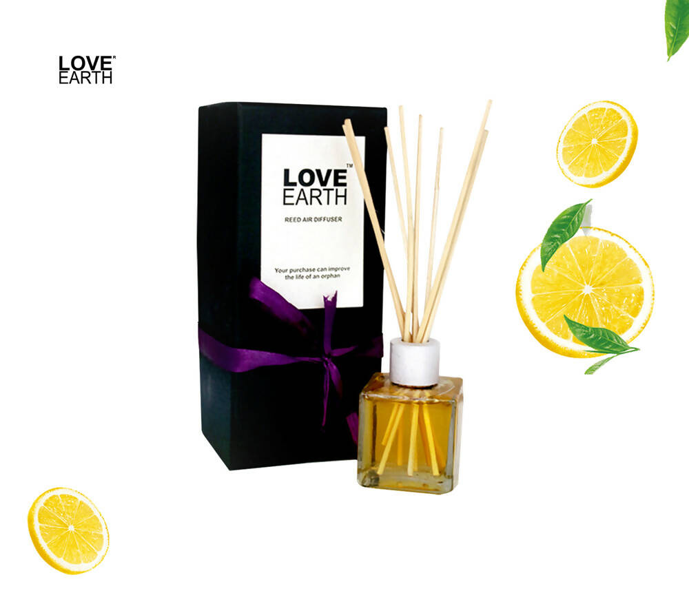 Love Earth Reed Diffuser- Lemon - Distacart