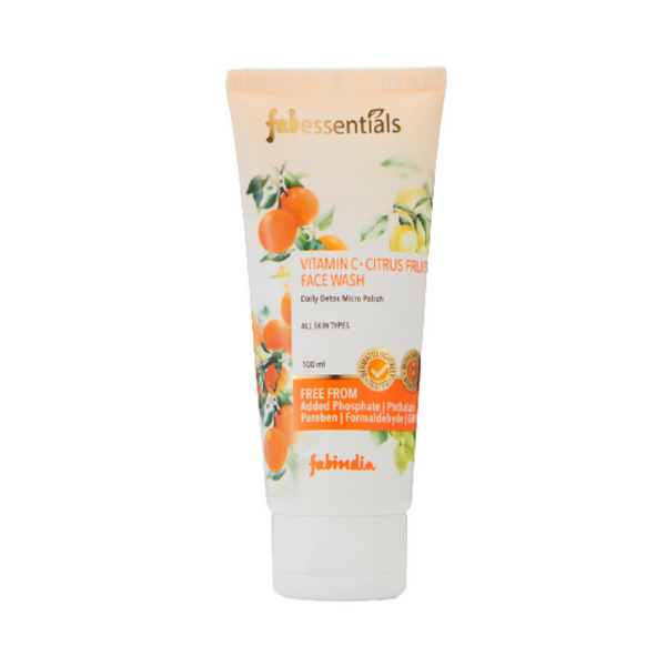 Fabessentials Vitamin C Citrus Fruits Face Wash - Distacart