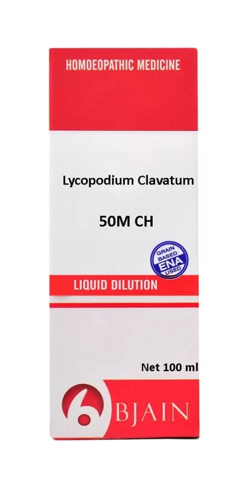 Bjain Homeopathy Lycopodium Clavatum Dilution - 50 M CH/ 100 ML