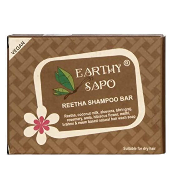 Earthy Sapo Reetha Shampoo Bar - Distacart