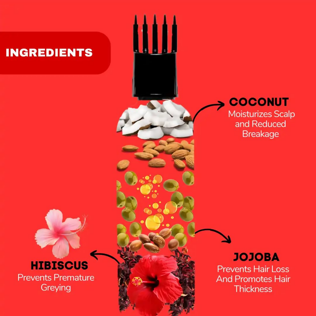 The Wellness Shop Hibiscus Hair Oil - Distacart