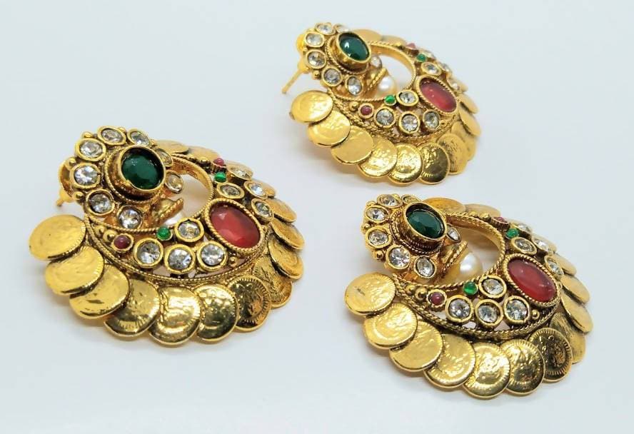 Multicolor Temple Pendant Set