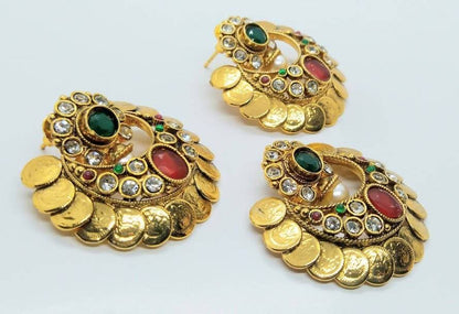 Multicolor Temple Pendant Set