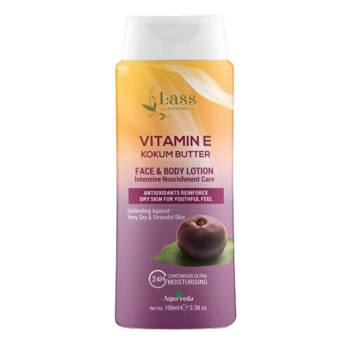 Lass Naturals Vitamin E Kokum butter Face & Body Lotion - Distacart