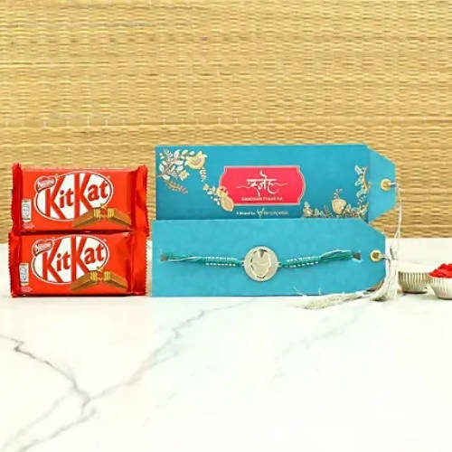 Ironman Metal Rakhi & Nestle KitKat Chocolates - Distacart