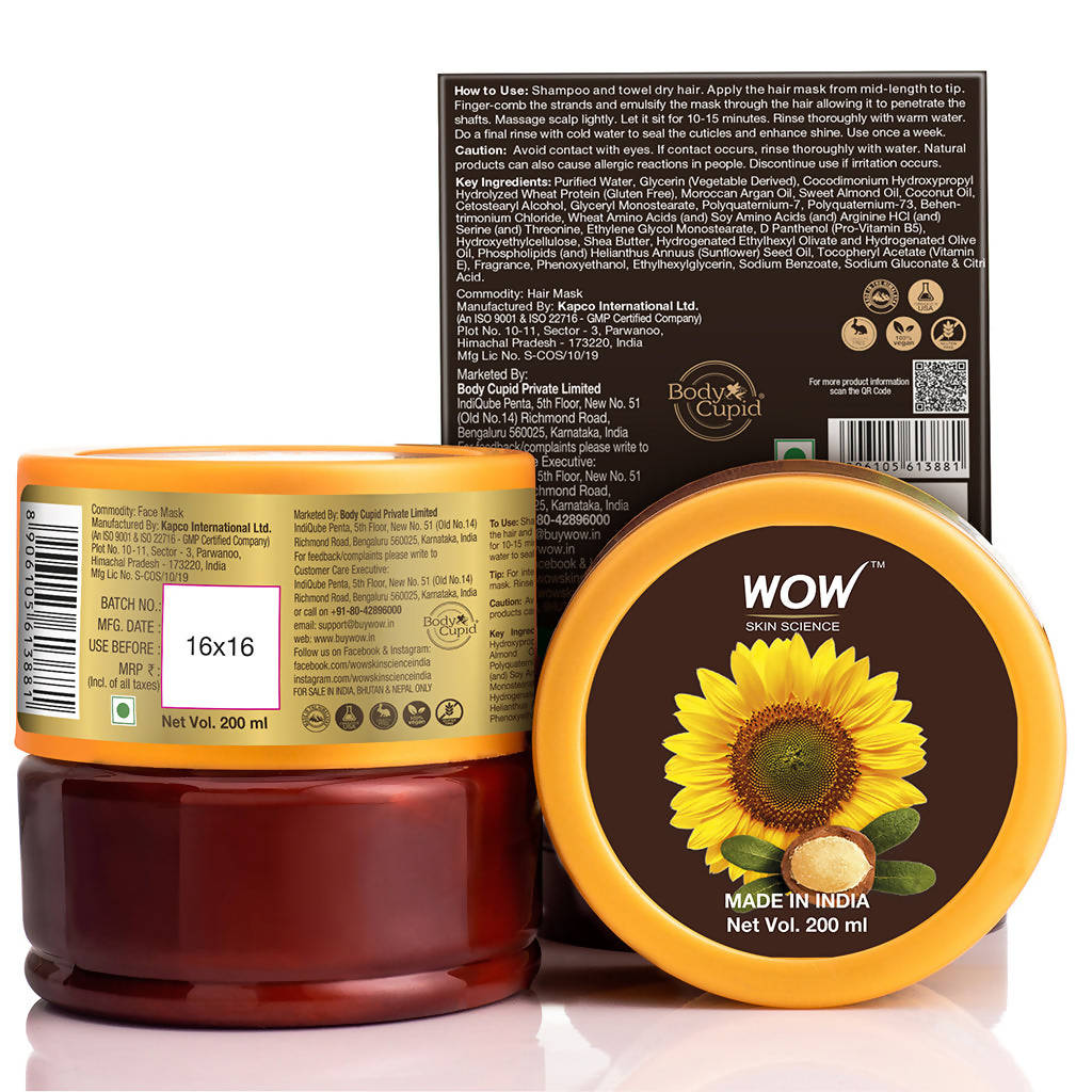 Wow Skin Science Hair Mask For Dry and Damaged Hair
