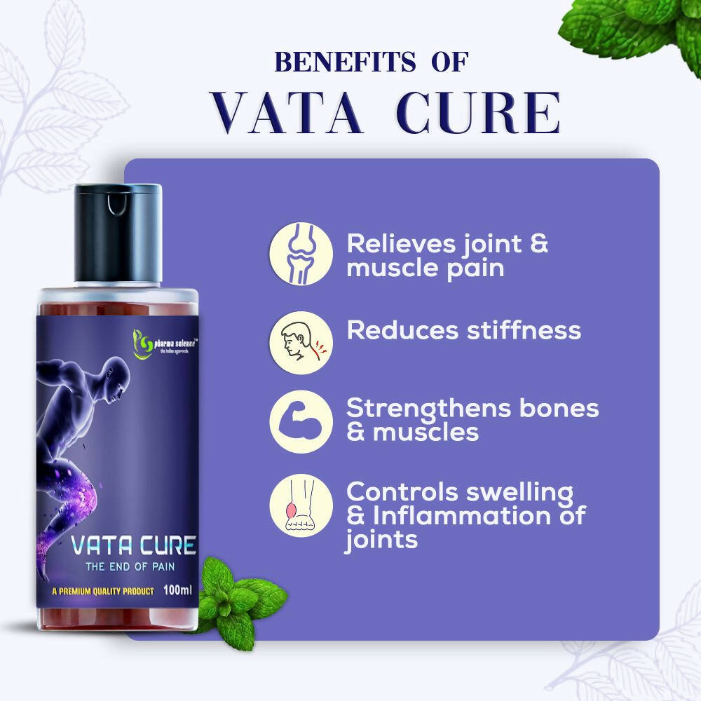 Pharma Science Vata Cure Joint & Muscle Pain Relief Oil - Distacart