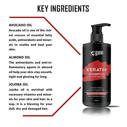 Beardo Keratin Shampoo for Men - Distacart
