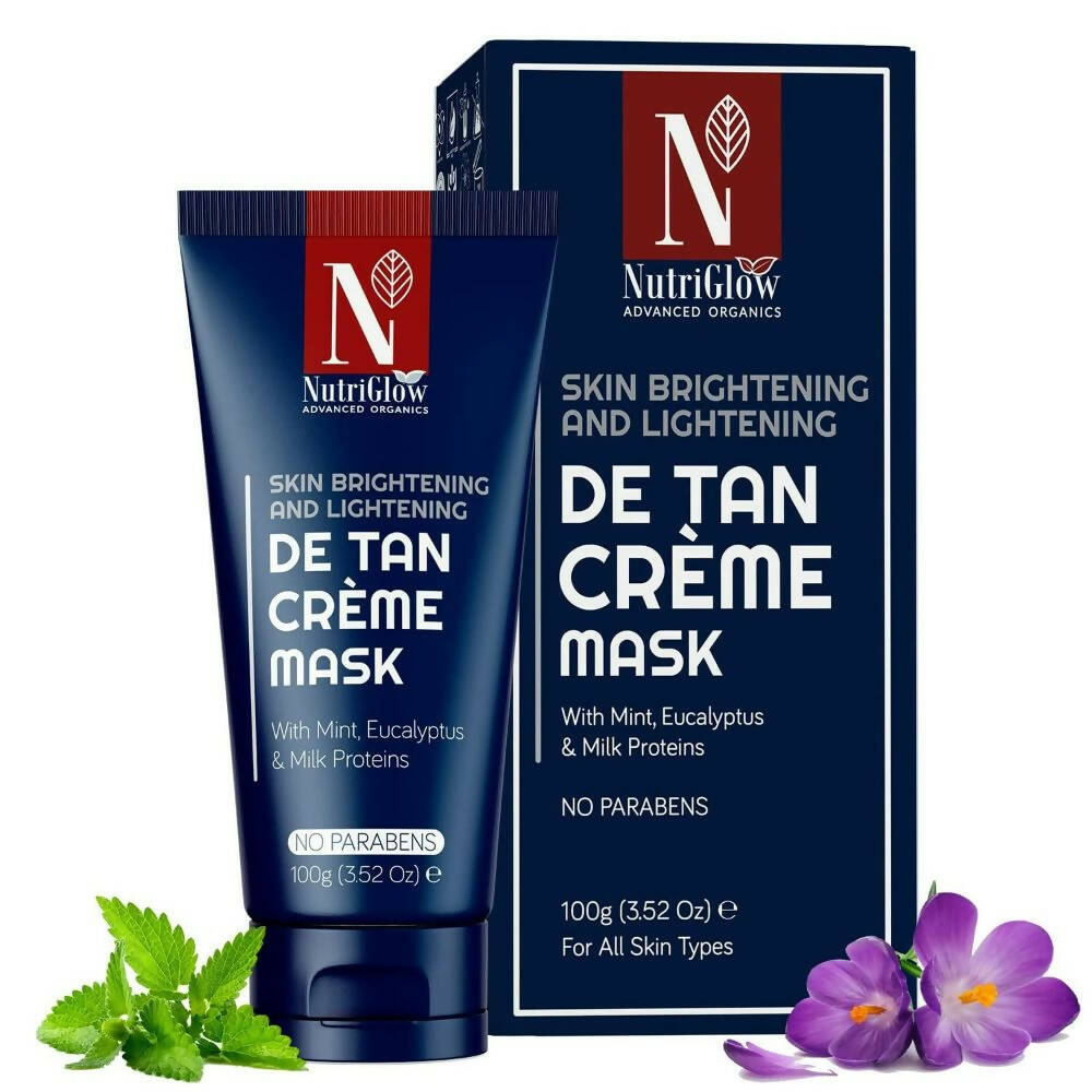 NutriGlow Advanced Organics De Tan Cream Mask - Distacart
