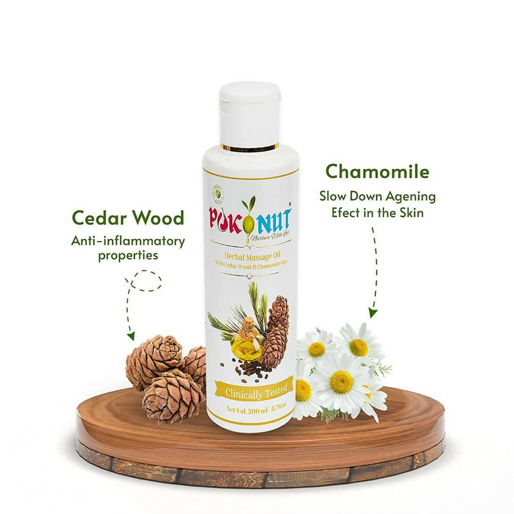 Pokonut Herbal Body Massage Oil - Distacart